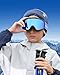 findway Kids Ski Goggles OTG, [2023 Upgraded] Snow Goggles for Youth Toddler Age 3-16, All Helmet Compatible Anti fog & glare 100% UV Protection Pecfect for Winter Sport