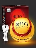 A11N SPORTS Rechargeable Light Up Baseball with 7-Color Modes, Glow in The Dark Baseball with USB-C Charging, Gifts for Boys Girls Kids