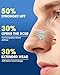 Nasal Strips Extra Strength, 100 Count Works Instantly to Improve Sleep, Reduce Snoring, & Relieve Nasal Congestion Due to Colds & Allergies