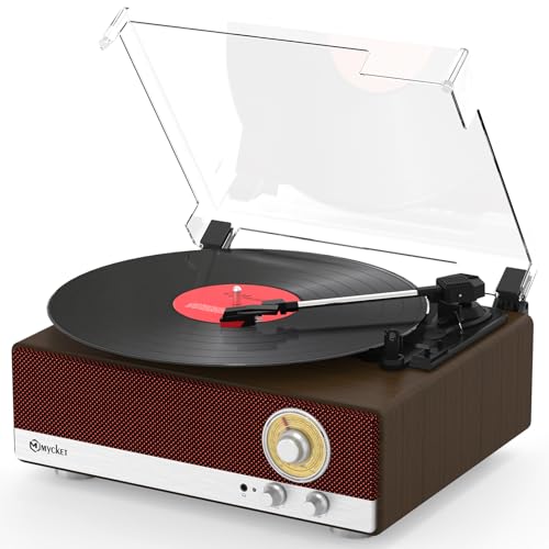 【Advanced 5.3 Bluetooth Input/Output】 Le funzionalità del giocatore di registrazione in vinile con ricevitore Bluetooth versione 5.3 che ti consente di connetterti più facile e più stabile per connetterti con smartphone, iPad, tablet o altri dispositivi abilitati Bluetooth per riprodurre la tua musica preferita. E Home Audio Record Player può anche collegare cuffie Bluetooth e altoparlanti Bluetooth esterni con funzioni di trasmissione Bluetooth. Sia che ti stia godendo un momento tranquillo da solo o che tu abbia ospitato un piccolo incontro, questo giocatore di dischi Bluetooth soddisfa le tue esigenze con facilità.