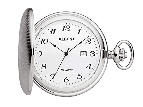 Regent P-09 - Reloj de bolsillo, color plateado