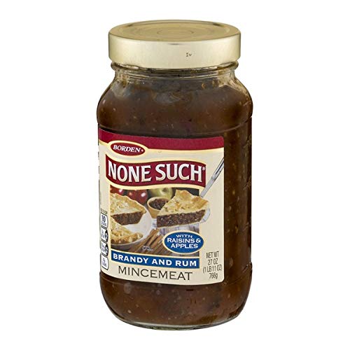Borden Naturals Rum And Brandy Mincemeat Pie Filling And Topping | (1) 27 Ounce Jar – Gourmet, All Natural, And Free Of High Fructose Corn Syrup! #TOP1