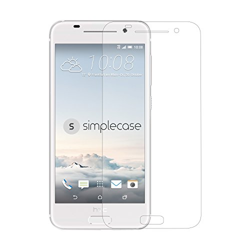 Simpl Case Premium 9H Tempered Glass Screen Protection Size: HTC One A9/Genuine Glass/Laminated Glass 1 Piece – Clear