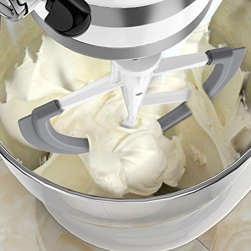 Flex Edge Beater for KitchenAid Mixer 6 Quart Bowl-Lift Stand Mixer, Beater with Silicone Edge, Perfect 6 QT Bowl-Lift Stand Mixer Attachment, Mixer Accessory