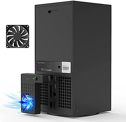 Ventilador de resfriamento para Xbox Series X, com porta de hub USB, ventoinha de resfriamento exter