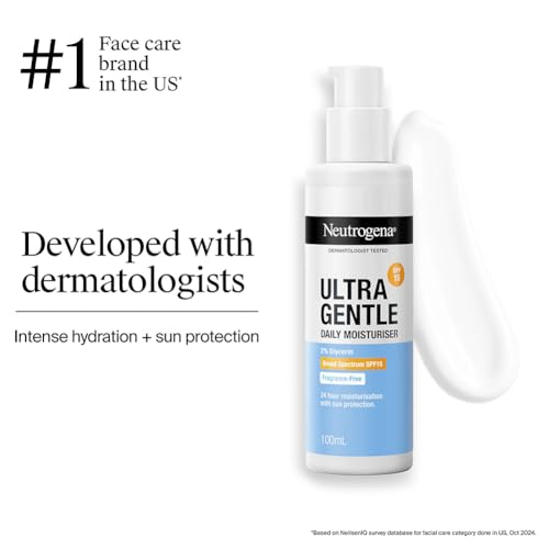 Image of Neutrogena Ultra Gentle Moisturizer SPF15 100ml & Neutrogena Ultra Gentle Foaming Cleanser 200 ml Combo