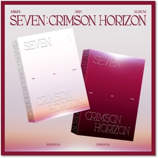 AB6IX album SEVEN CRIMSON HORIZON lot de 2 cadeau fans