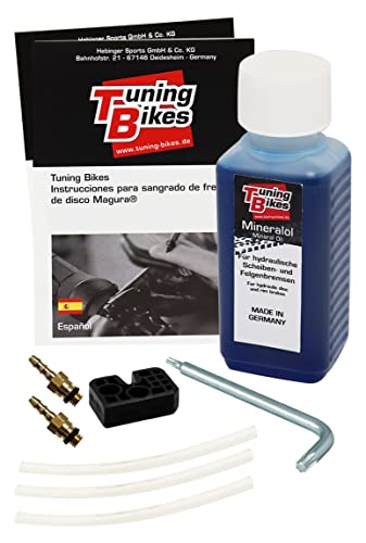 TB Kit de Sangrado para Frenos de Disco Magura - Kit de Purga para Frenos de Disco hidráulicos - Frenos de Bicicleta Cover