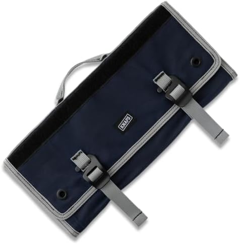 Knafs - Burrito Grande Knife Storage Roll - Large Hanging Expandable Bag with Straps (Navy Blue) image 5