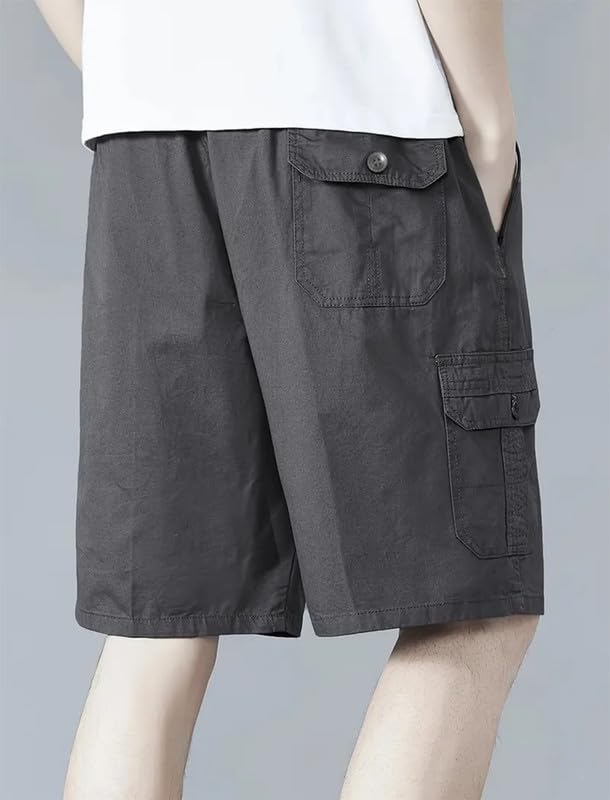 Image of Amazon Brand - INKAST Men Casual Cotton Shorts with Multiple Pockets Comfortable Breathable Fabric Stylish & Durable Design