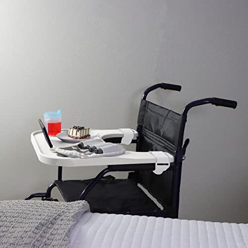 Mondo Medical Wheelchair Tray Table Removable Adult Tv Tray - 22In Tray Tables For Wheelchair With Cup And Phone Holders #TOP3