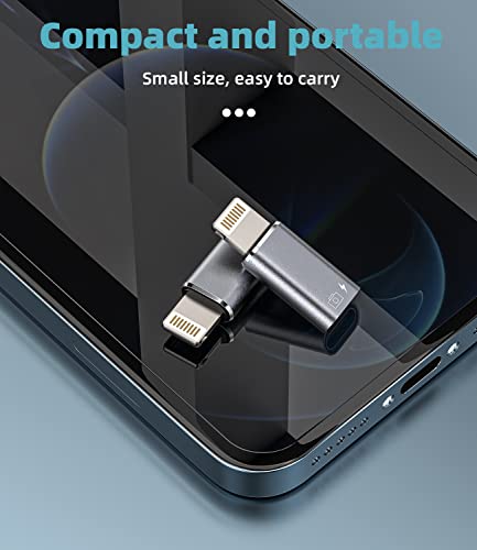 Convertidor de USB C hembra a Lightning macho para solventar cables incompatibles 3