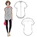Style Arc Sewing Pattern - Maggie Shirt (Sizes 04-16) - Click for Other Sizes Available