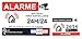 Lot de 12 Autocollants Dissuasifs Alarme Vidéo Surveillance Protection de la Maison - 6 Stickers Grands (14,8 * 10,5cm) + 6 Stickers Petits (8,5 * 5,5cm)
