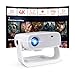 2025 Neuer Smart Beamer,Integrierte Apps,Full HD 1080P mit 4K-Unterstützung,25000 Lumens, 4D-Trapezkorrektur,Heimkino 4K Beamer Kompatibel mit iOS/Android/PS5