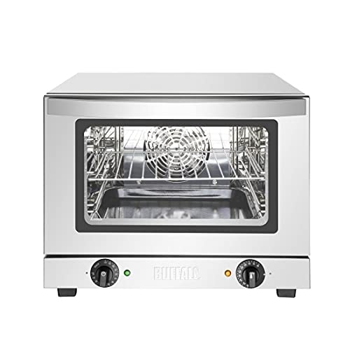 Buffalo Four à convection DA957, en acier inoxydable, capacité 21 L, hauteur 378 mm, largeur 475 mm, longueur 495 mm