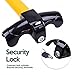 ZONETECH Car Steering Wheel Lock - Premium Quality Strong Durable Heavy Duty Anti-Theft T-Shape with 2 Keys Auto Security Travel Locking Gear
