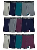 Fruit of the Loom Men's Coolzone Boxer Briefs (Assorted Colors), 12 Pack - Assorted Colors, Large