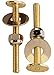 Plumb Pak PP835X16BU Toilet Bolt Set44; Brass - 0.25 x 2.25 in. - Pack of 5050