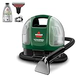 BISSELL Little Green Mini Cordless Portable Carpet and Upholstery Deep Cleaner with Self-Cleaning Tough Stain Tool, Hydrorinse Tool and a 8oz Little Green Formula, 4015B