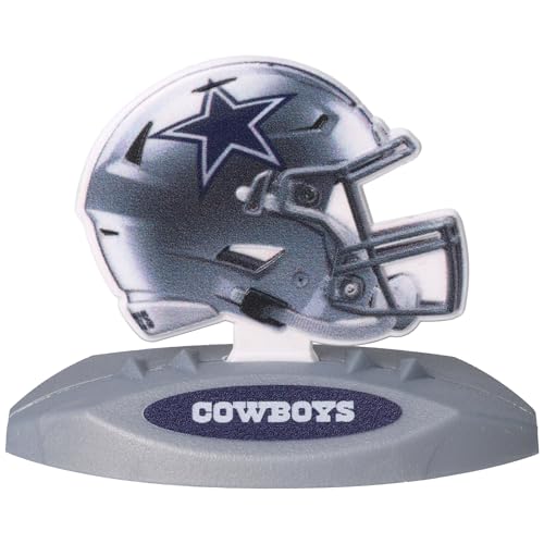 NFL Dallas Cowboys Cake Decoration, Football Helmet Cake Topper, Officially Licensed Product Of The NFL, Ready To Use Birthday Cake Decoration - Image 8