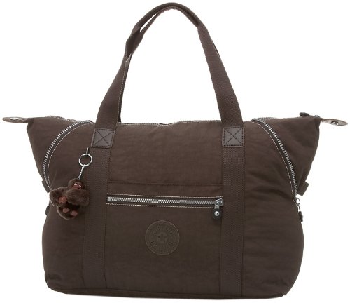 Kipling Art Medium Satchel,Espresso,One Size