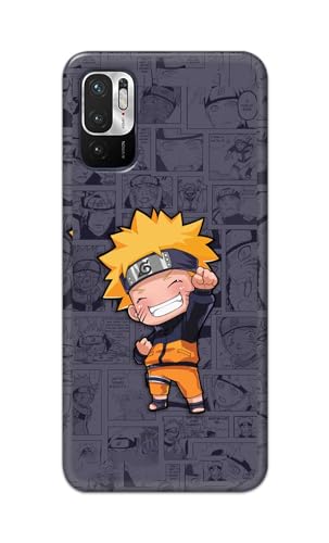 Image of PRINTFIDAA Printed Hard Back Cover Case for Mi Redmi Note 10T 5G | Mi Redmi Note 10 5G | Mi Poco M3 Pro 5G Back Cover (Famous Anime Cartoon Character) -112