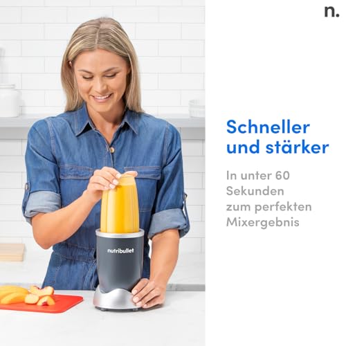 nutribullet Original, Elektrischer Mixer, Zerkleinerer, Smoothiemixer, Smoothie Maker, 600 W Leistung, Einfach und schnell in der Anwendung, Kompakt, Leicht zu reinigen, NB603DG – Bild 5
