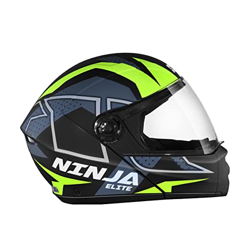 Image of STUDDS Ninja Elite Super D6 FLIP-UP Full FACE Helmet N5 MATT Black-XL