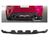 KUAFU Rear Diffuser Compatible with 2013-2020 Subaru BRZ Replacement for E5610CA000 Body Kit Rear Bumper Diffuser Lip Spoiler ABS Plastic Carbon Fiber Color