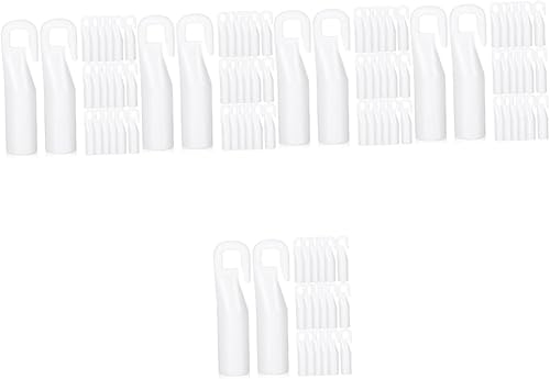 NOLITOY 100 piezas de herramientas inclinables con punta de varita, conector de punta de vara, abrelatas de ventana, poste para colgar ciegas, tapa