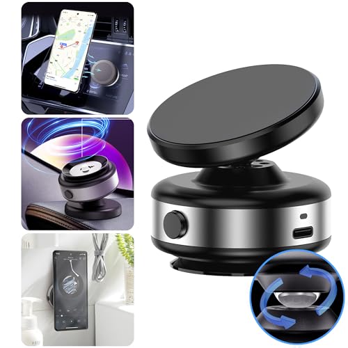 Foluu Car Magnetic Phone Holder, 360° Rotatable Car Navigation Holder, Double-sided Magnetic & Vacuum Adsorption, for Windshield, Dashboard, Kitchen, Bedroom, Office, Multifunctional Phone Accessories Foluu Car Magnetic Phone Holder, 360° Rotatable Car Navigation Holder, Double-sided Magnetic & Vacuum Adsorption, for Windshield, Dashboard, Kitchen, Bedroom, Office, Multifunctional Phone Accessories