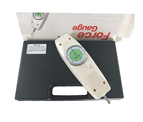 Dial Force Gauge Dynamometer Pointer Type Push Pull Tester Meter with Max Load Range 300N/66Ib