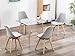 Ivinta Kitchen Modern Glass Rectangular Dining Table 48