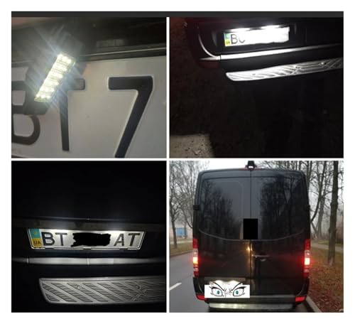 Éclairage de plaque LED résout le problème de visibilité sur Sprinter 906 - 7
