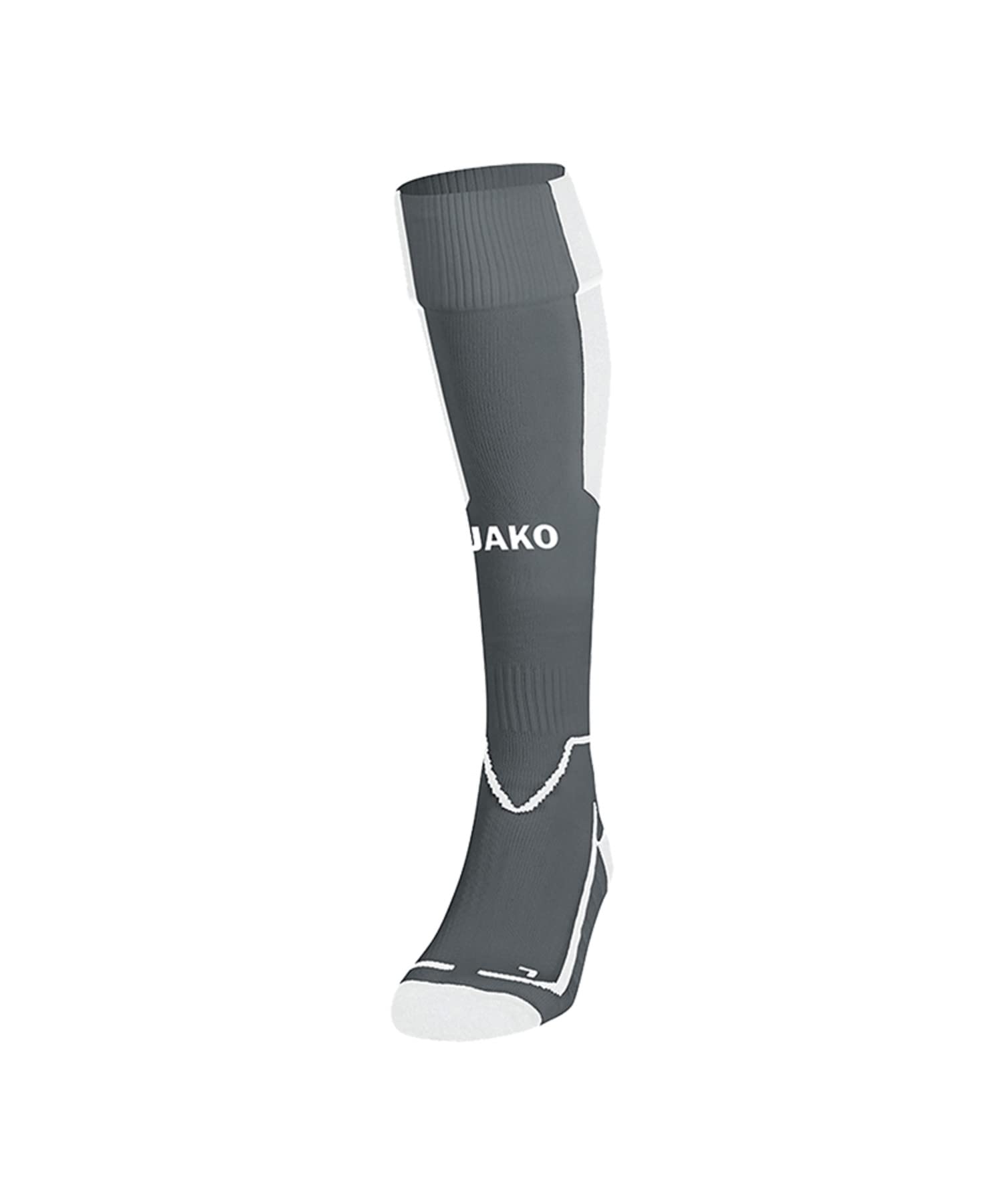JAKO Unisex's Lazio Socks, Stone Gray/White, 5 (43-46)