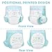 Littleforbig Adjustable Hook-and-Loop Fastener Closure Adult Printed Diaper 2 Pieces - Baby Parade (Medium 28