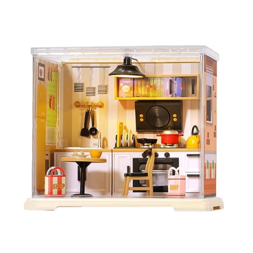 Kit miniature pièce jeu assemblage éducatif étagère chambre salon