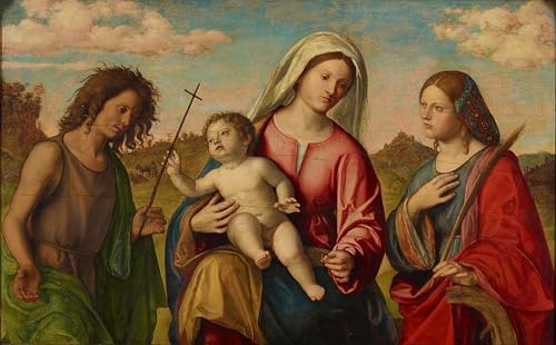 Toile Vierge à l'Enfant Cima Da Conegliano : transformez votre salon en galerie d'art