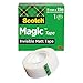 Scotch Magic Cinta Adhesiva Invisible - 1 Rollo de 19mm x 33m - Cinta Adhesiva de Uso General para Reparación, Etiquetado y Sellado de Paquetes y Documentos
