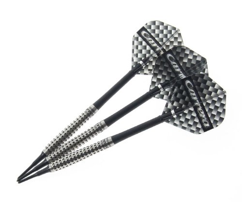 Target Darts Carrera Titanium Black Soft Tip Darts, C7, 18Gm #TOP3