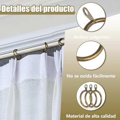 Consejos y comparativas para Comprar Anillas las cortinas más recomendados. 12 Imagen adicional