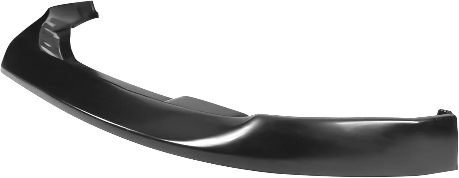 FREEMOTOR802 Front Bumper Lip Splitter, Compatible with 2006-2010 Dodge Charger, IKON V2 Style Unpainted Black PU 1PC Air Dam Chin Spoiler Underbody Front Lip Spoiler Lower Guard Protector