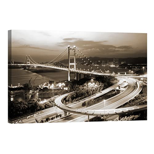 Toile Cities DCO057-2 pour illuminer un couloir sombre sans électricité 80x120cm