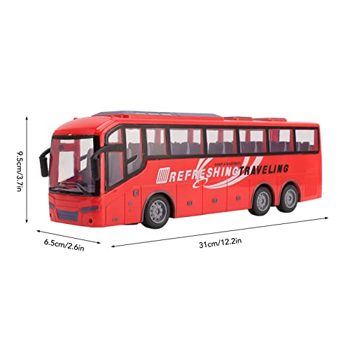 Autobús teledirigido a escala 1/30 con mando inalámbrico para niños 6