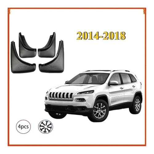 Garde-boue Jeep Cherokee pour préserver la peinture : bavettes auto 2014 à 2018 - 5