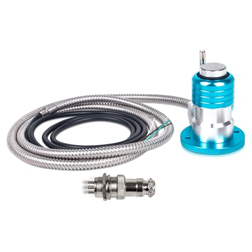 RATTMMOTOR IP65 Blue CNC Router Automatic Tool Sensor Gauge Stroke 5mm, Mach3 CNC Z Axis Probe Tool Touch Setter Changer 0.005mm Accuracy for CNC Engraver Machine (Normally Closed)