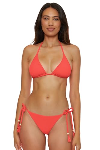 Lucky Brand Women's Valencia Tie Side Bikini Bottom, Cheeky Coverage, Swimwear Separates4