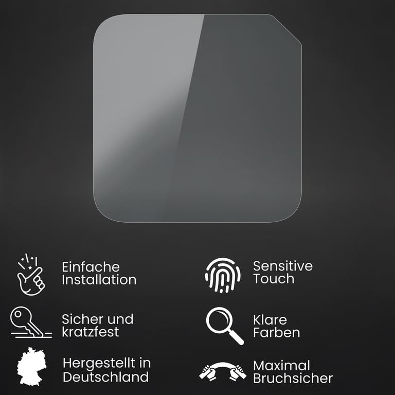 Bruni Screen Protector compatible with GoPro Hero5 Session Protector Film, crystal clear Protective Film (2X)