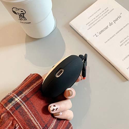Image of Dezet Cute Soft Silicone Pouh Case for Airpods Pro GEN-2 (2022) � 3D Cartoon Animal Character Cover with Keychain Ring, Shockproof & Dustproof Protective Case for Kids & Girls (MININE)